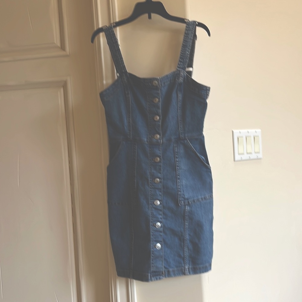 H&M denim dress xs
